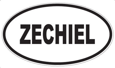 ZECHIEL - Oval Sticker