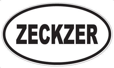 ZECKZER - Oval Magnet