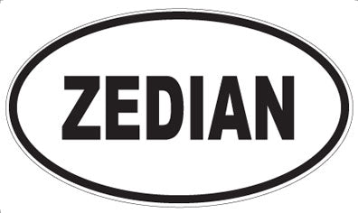 ZEDIAN - Oval Magnet