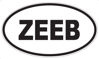 ZEEB - Oval Magnet