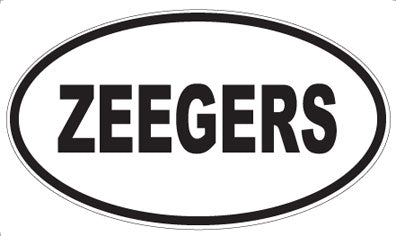 ZEEGERS - Oval Magnet