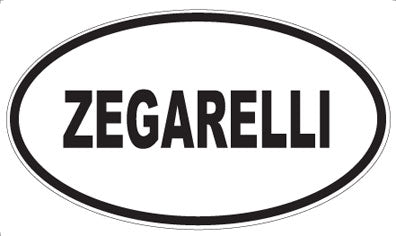 ZEGARELLI - Oval Magnet