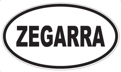 ZEGARRA - Oval Magnet