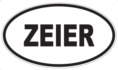 ZEIER - Oval Magnet