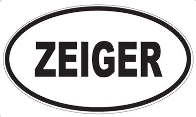 ZEIGER - Oval Magnet