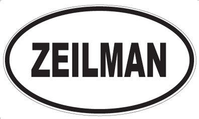 ZEILMAN - Oval Sticker