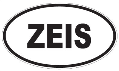 ZEIS - Oval Sticker