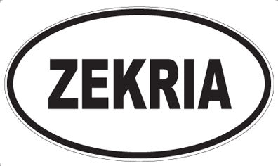 ZEKRIA - Oval Magnet