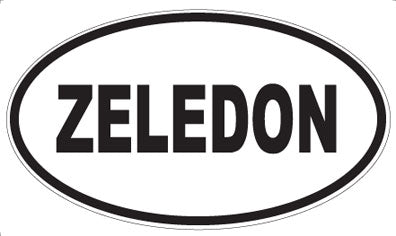 ZELEDON - Oval Magnet