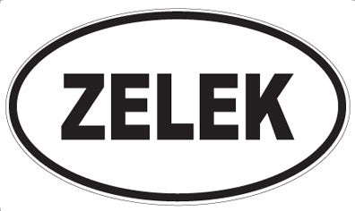 ZELEK - Oval Magnet