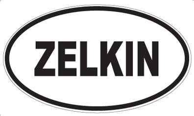 ZELKIN - Oval Sticker