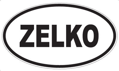 ZELKO - Oval Sticker
