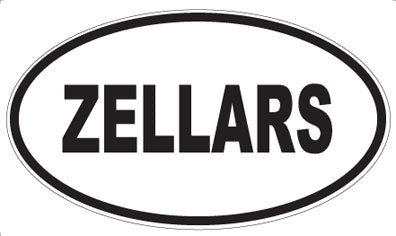 ZELLARS - Oval Sticker