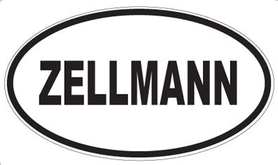 ZELLMANN - Oval Sticker