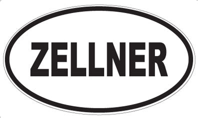ZELLNER - Oval Sticker