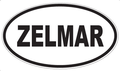 ZELMAR - Oval Sticker
