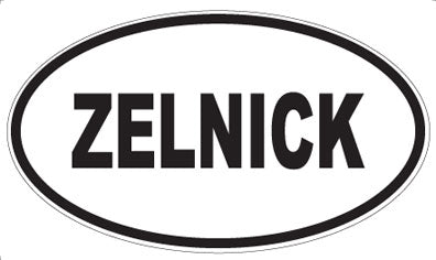 ZELNICK - Oval Sticker