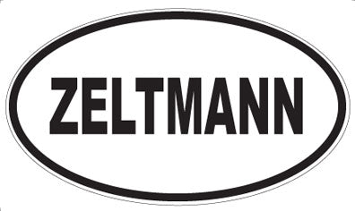 ZELTMANN - Oval Sticker