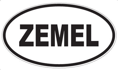 ZEMEL - Oval Magnet