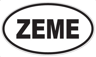 ZEME - Oval Magnet