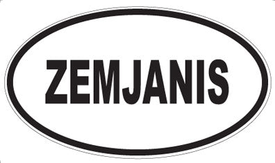 ZEMJANIS - Oval Magnet