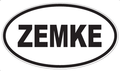 ZEMKE - Oval Magnet