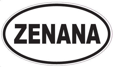 ZENANA - Oval Sticker