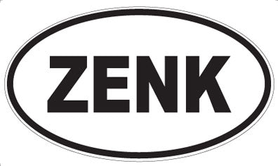 ZENK - Oval Sticker