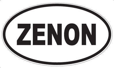 ZENON - Oval Sticker