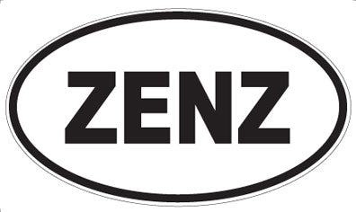 ZENZ - Oval Sticker