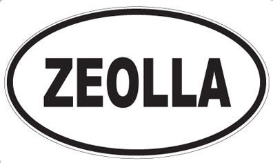 ZEOLLA - Oval Sticker
