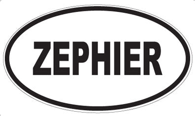 ZEPHIER - Oval Sticker