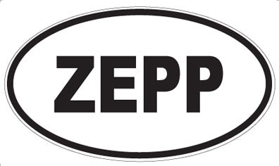 ZEPP - Oval Sticker