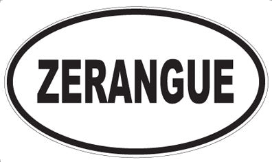 ZERANGUE - Oval Magnet