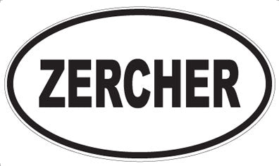 ZERCHER - Oval Magnet