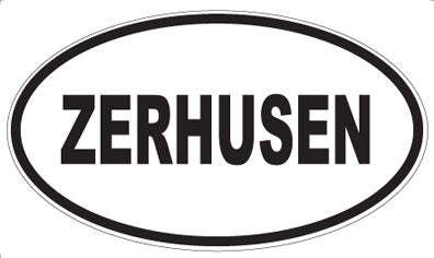 ZERHUSEN - Oval Magnet