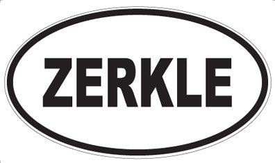 ZERKLE - Oval Magnet