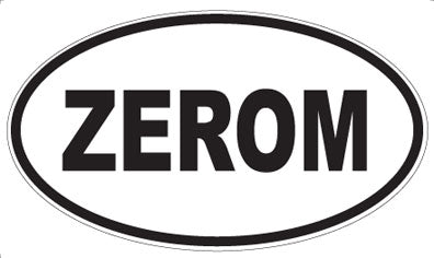ZEROM - Oval Sticker