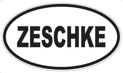 ZESCHKE - Oval Magnet