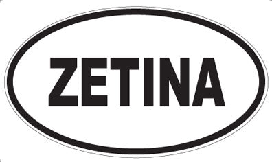 ZETINA - Oval Magnet