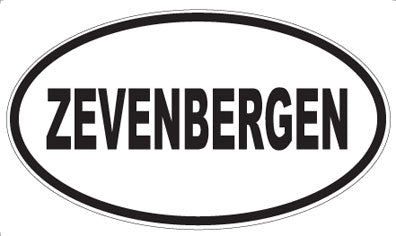 ZEVENBERGEN - Oval Sticker