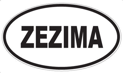 ZEZIMA - Oval Sticker