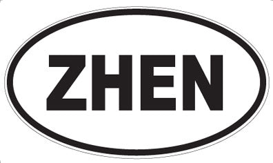 ZHEN - Oval Sticker