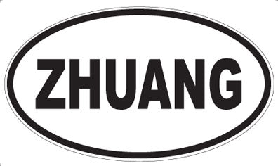 ZHUANG - Oval Magnet