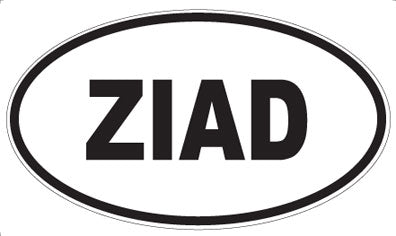 ZIAD - Oval Magnet