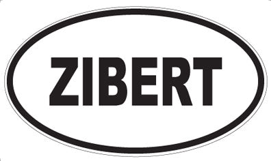 ZIBERT - Oval Magnet