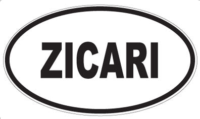 ZICARI - Oval Sticker