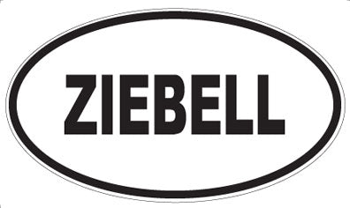 ZIEBELL - Oval Magnet