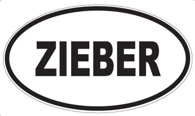 ZIEBER - Oval Magnet