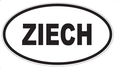 ZIECH - Oval Sticker